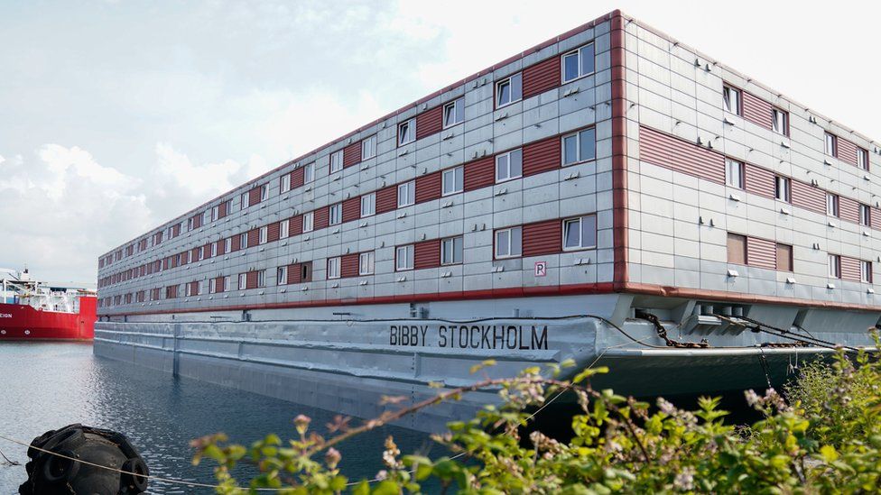 Bibby Stockholm: Asylum seeker on board barge dies