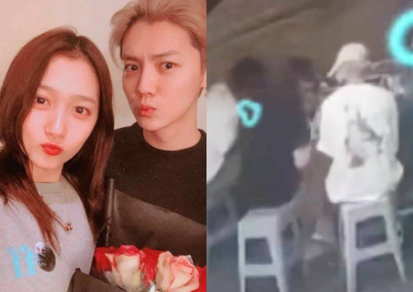 China noodle stall under fire for leaking footage of Luhan and girlfriend Guan Xiaotong eating