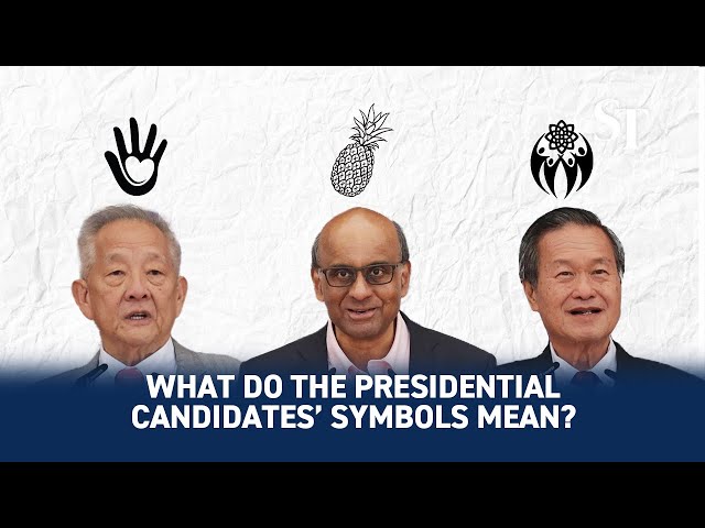 What do the presidential candidates’ symbols mean?