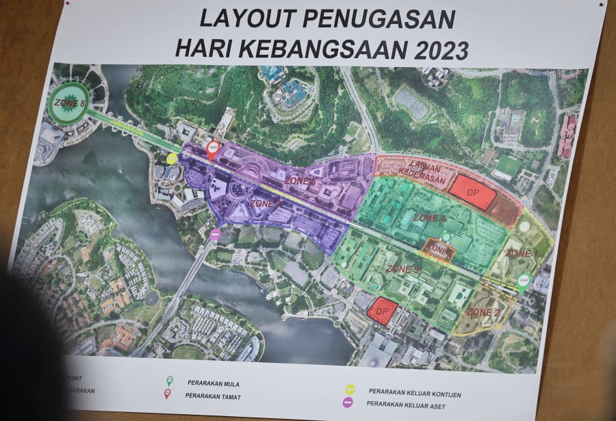 Road closures for Merdeka Day celebrations in Putrajaya