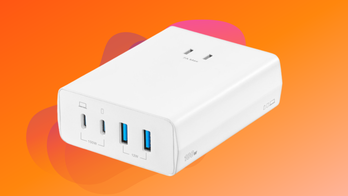 Charge all your devices at once with a 4-port Insignia charger for 60% off