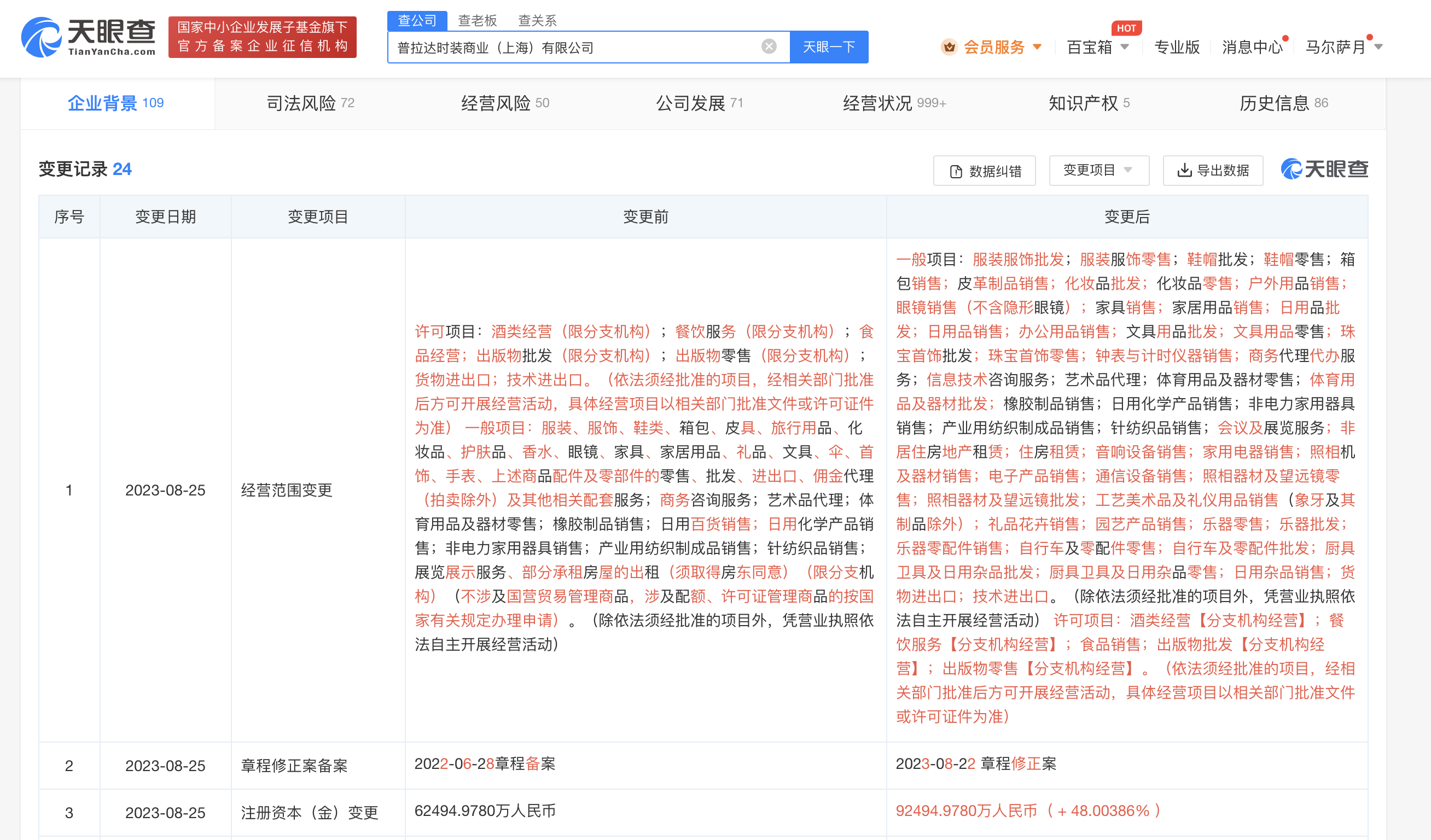 #Prada中国公司增资至9.2亿# 增幅约48%