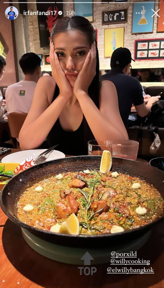 Irfan Fandi reportedly dating Miss Universe Thailand 2023