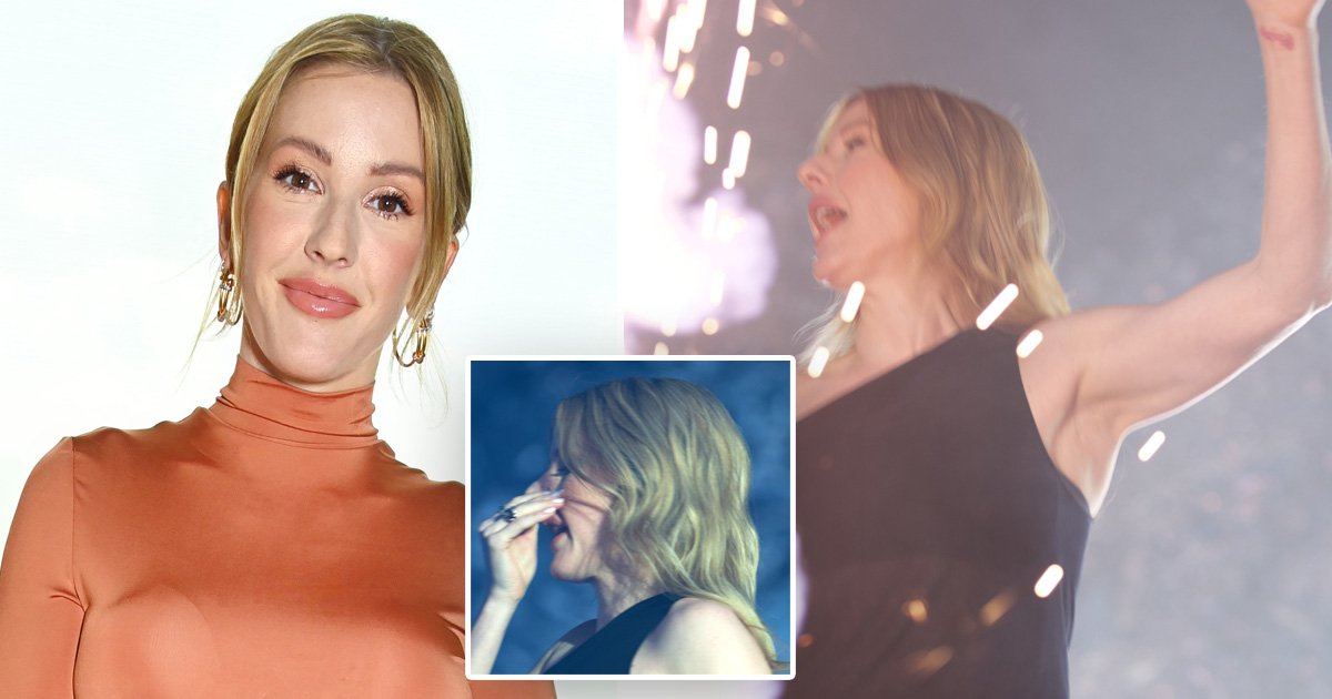 Ellie Goulding assures fans her ‘face is intact’ after on-stage burning Pyro incident