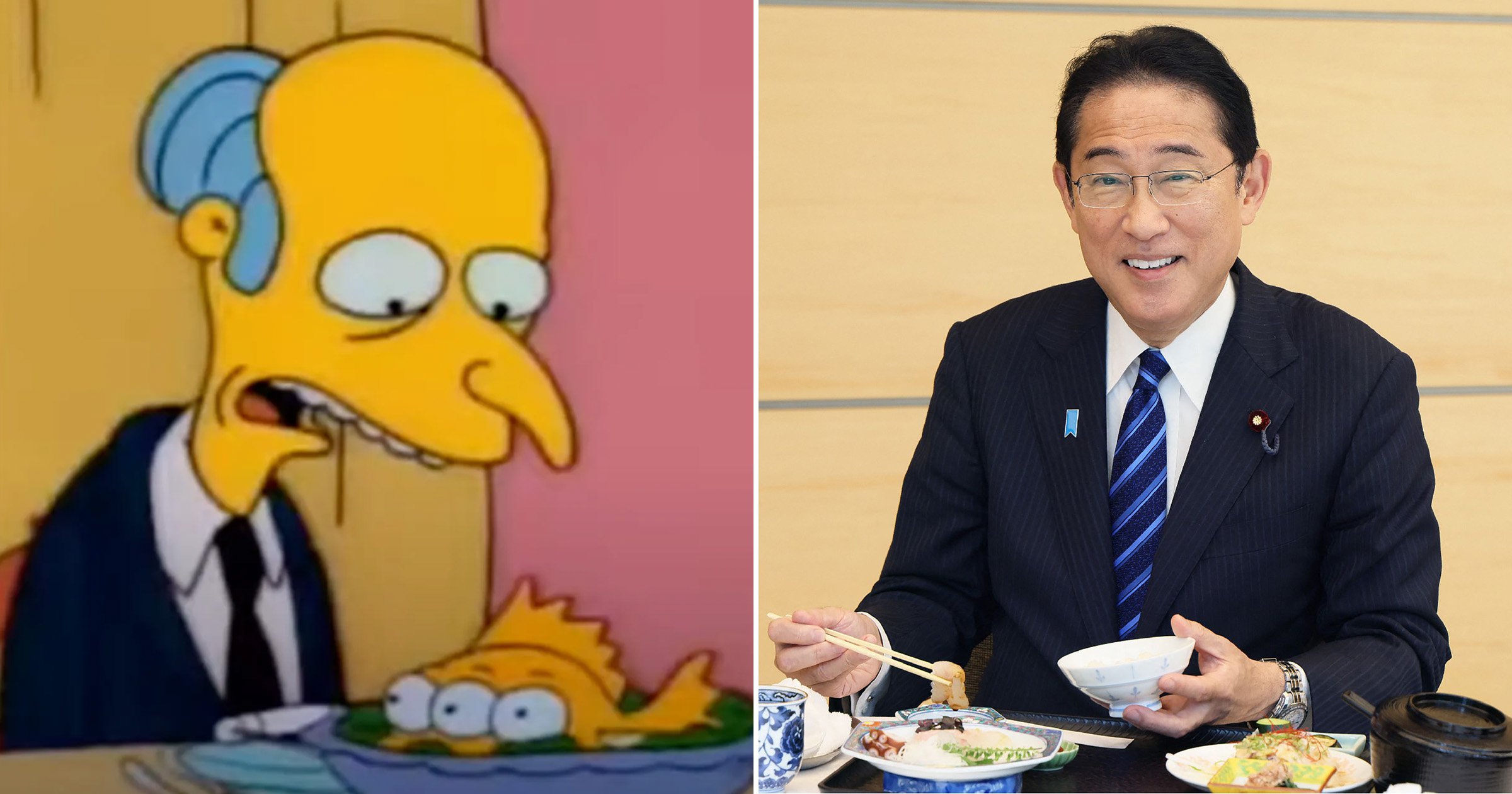 The Simpsons ‘predicted Japanese prime minister eating fish from radioactive water’