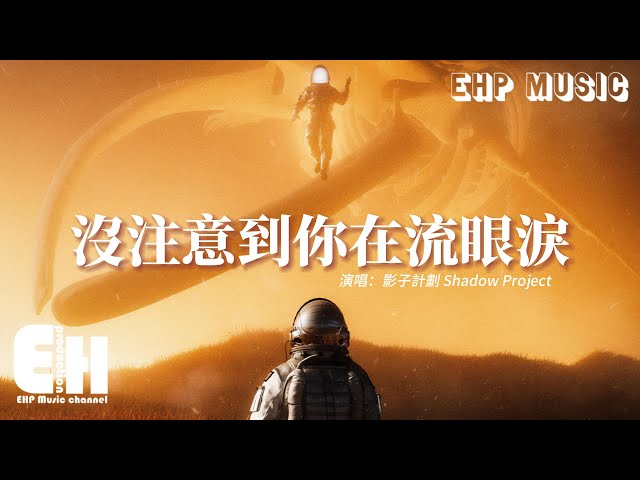 影子计划 Shadow Project - 沒注意到你在流眼泪『沒注意到 为我憨憨转 不管我去哪，沒注意到 为我讲笑诙 当时沒想那么多。』【动态歌词/Vietsub/Pinyin Lyrics】