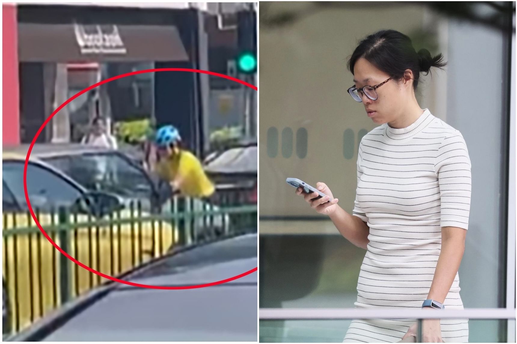 Lawyer allegedly seen lying on bonnet of car during fracas charged with harassment