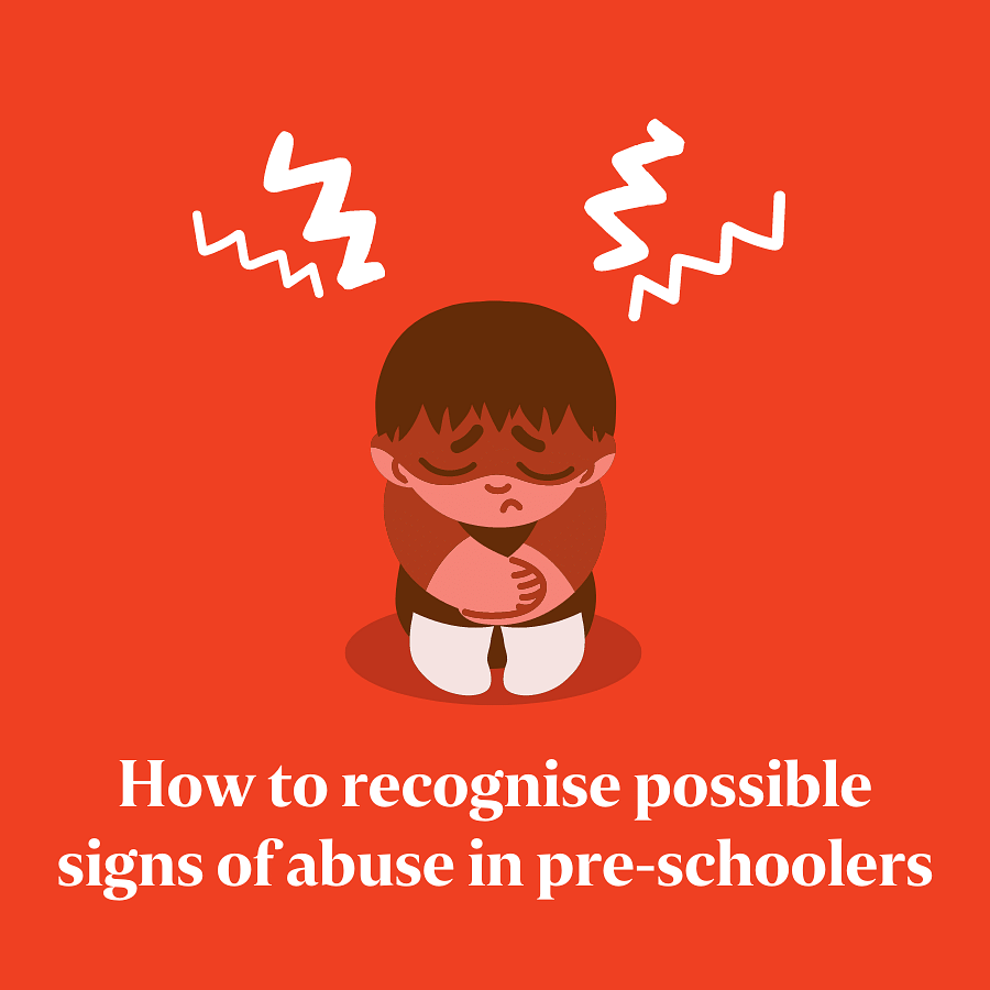 How to recognise possible signs of abuse in pre-schoolers