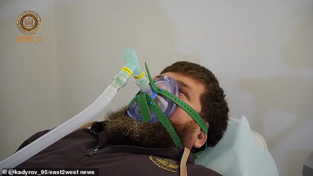 Bloated Chechen warlord Ramzan Kadyrov posts videos dismissing 'lies' following Ukrainian reports he was in a coma and fighting for life