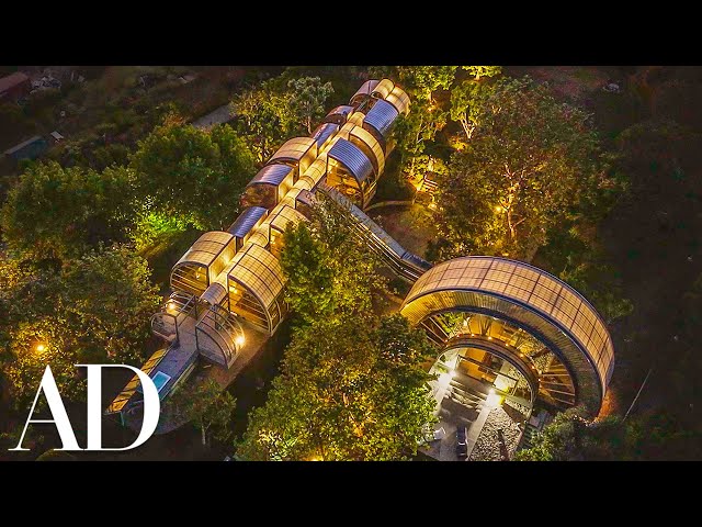 Inside a Futuristic Mansion with Removable Rooms | Unique Spaces | Architectural Digest