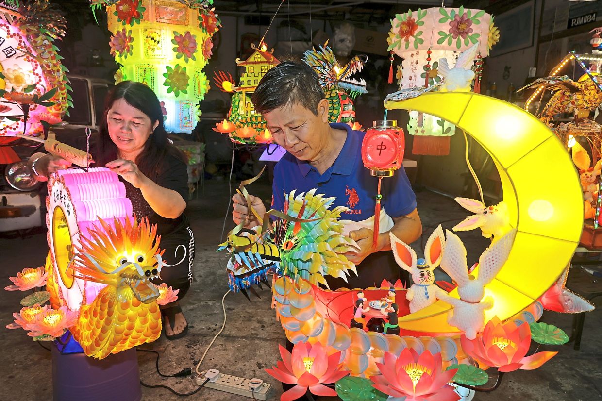 Love lights up his workshop