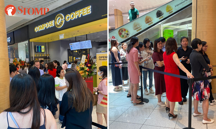 Compose Coffee opens at Suntec City -- so of course Singaporeans must queue