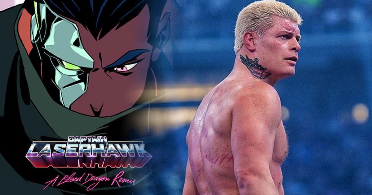 WWE's Cody Rhodes Makes a Surprise Cameo in Adi Shankar's Captain Laserhawk: A Blood Dragon Remix