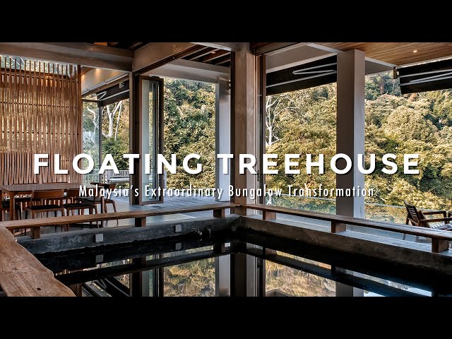 The Floating Treehouse | Most Hidden Open-to-Forest House Tour | Cozy Family Retreat Home