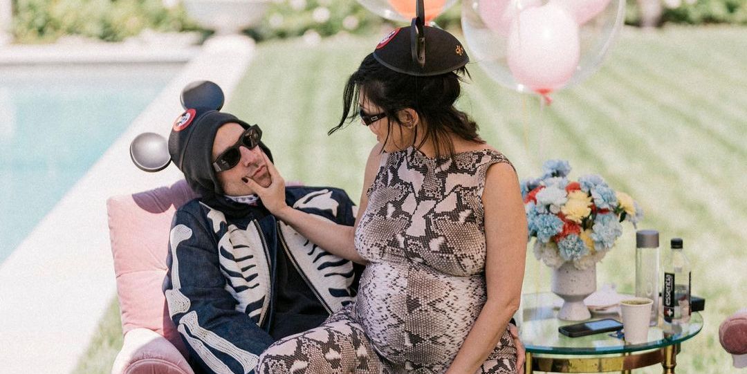 Kourtney Kardashian and Travis Barker Look So In Love In New Baby Shower Photos