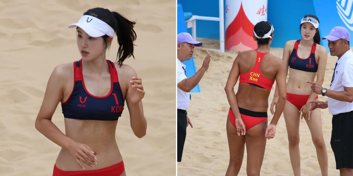 South Korean volleyball player shin ji-eun steals limelight at asian games, flawless complexion wins over fans