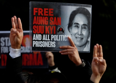 Myanmar junta rebuffs Cambodia ex-leader’s request to meet Suu Kyi