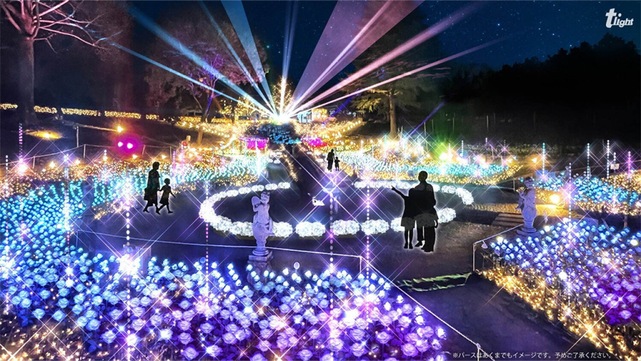 日本自由行2023 ｜伊豆「修善寺虹之乡」大型灯饰祭10月中开催！5千朵LED玫瑰、踏上梦幻银河铁道