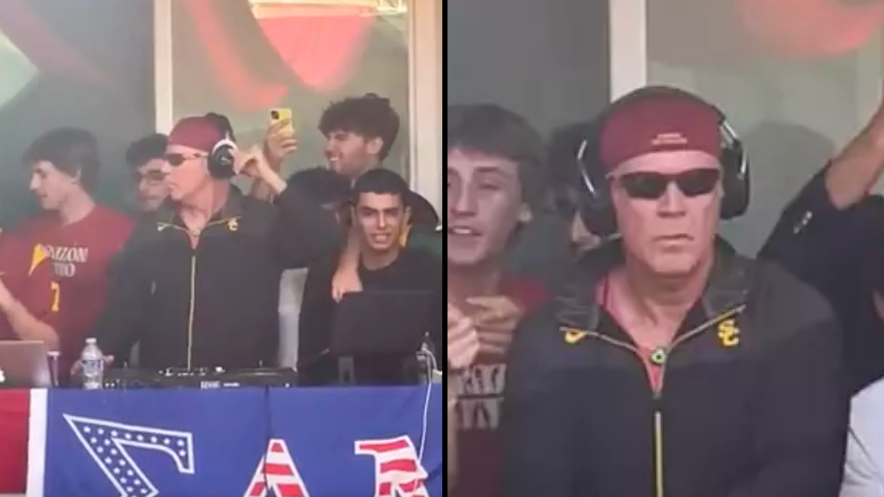 Will Ferrell fans confused as he’s spotted on the decks at student party