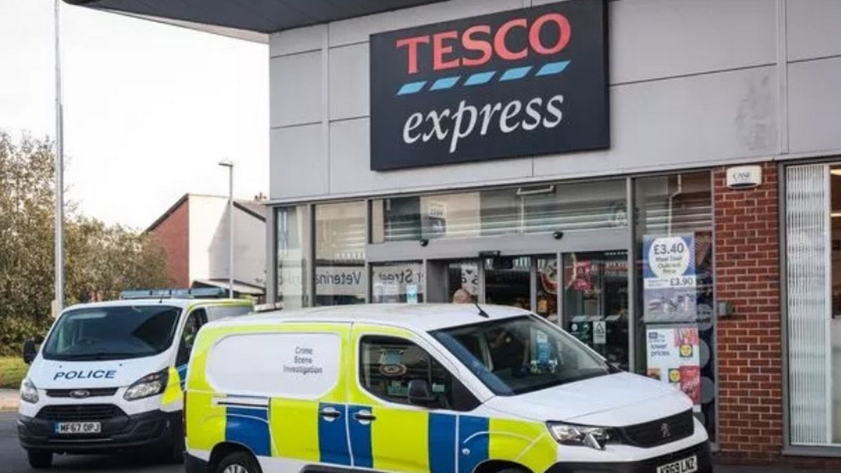 Man staggers into Tesco Express covered in blood after being stabbed at house party