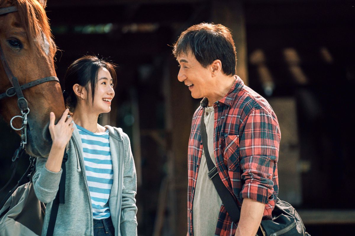 Of course Jackie Chan and a horse are a perfect comedic duo