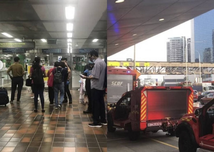 Novena MRT station closed due to 'incident', smoke seen rising from platform