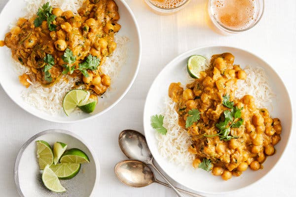 Five-Star Coconut Curry Chickpeas With Pumpkin and Lime