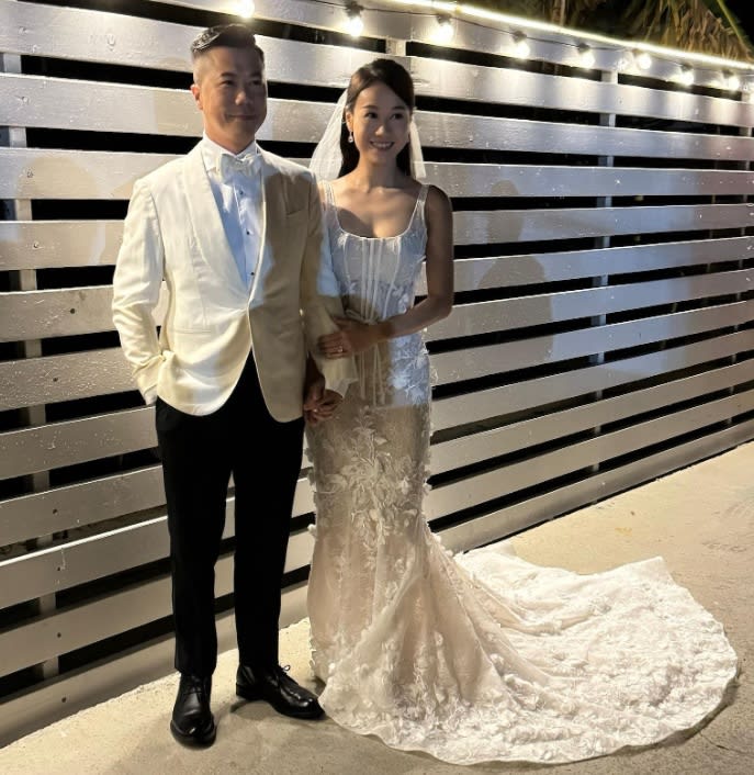 Jacqueline Wong, 34, Marries Musician Lai Man Wang, 48