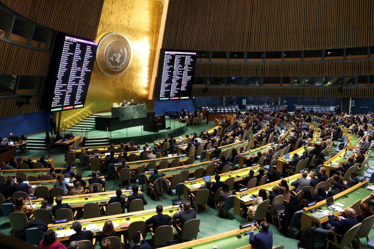 Malaysia commends 121 countries that stood up for Gaza at UNGA emergency session