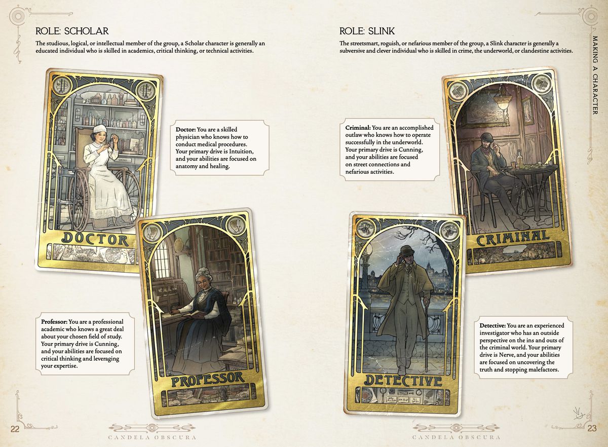 Critical Role reveals Candela Obscura character classes