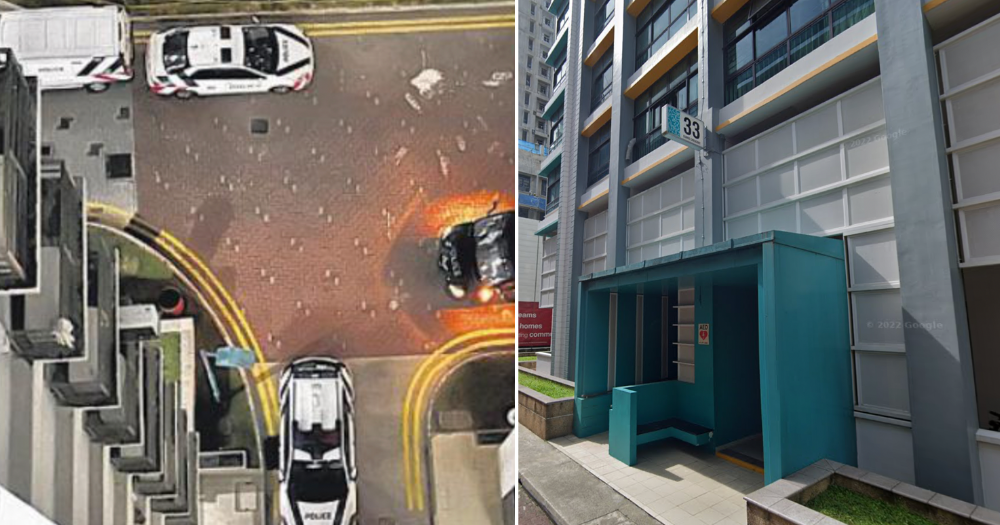 Just one day after mother-baby suicide in Eunos, there's another death merely two blocks away!