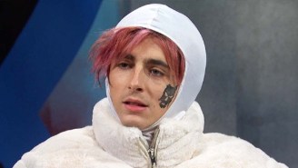 Timothée Chalamet Reprised His Soundcloud Rapper Character SmokeCheddaThaAssGetta In A ‘Hip-Hop 50’-Themed ‘SNL’ Sketch