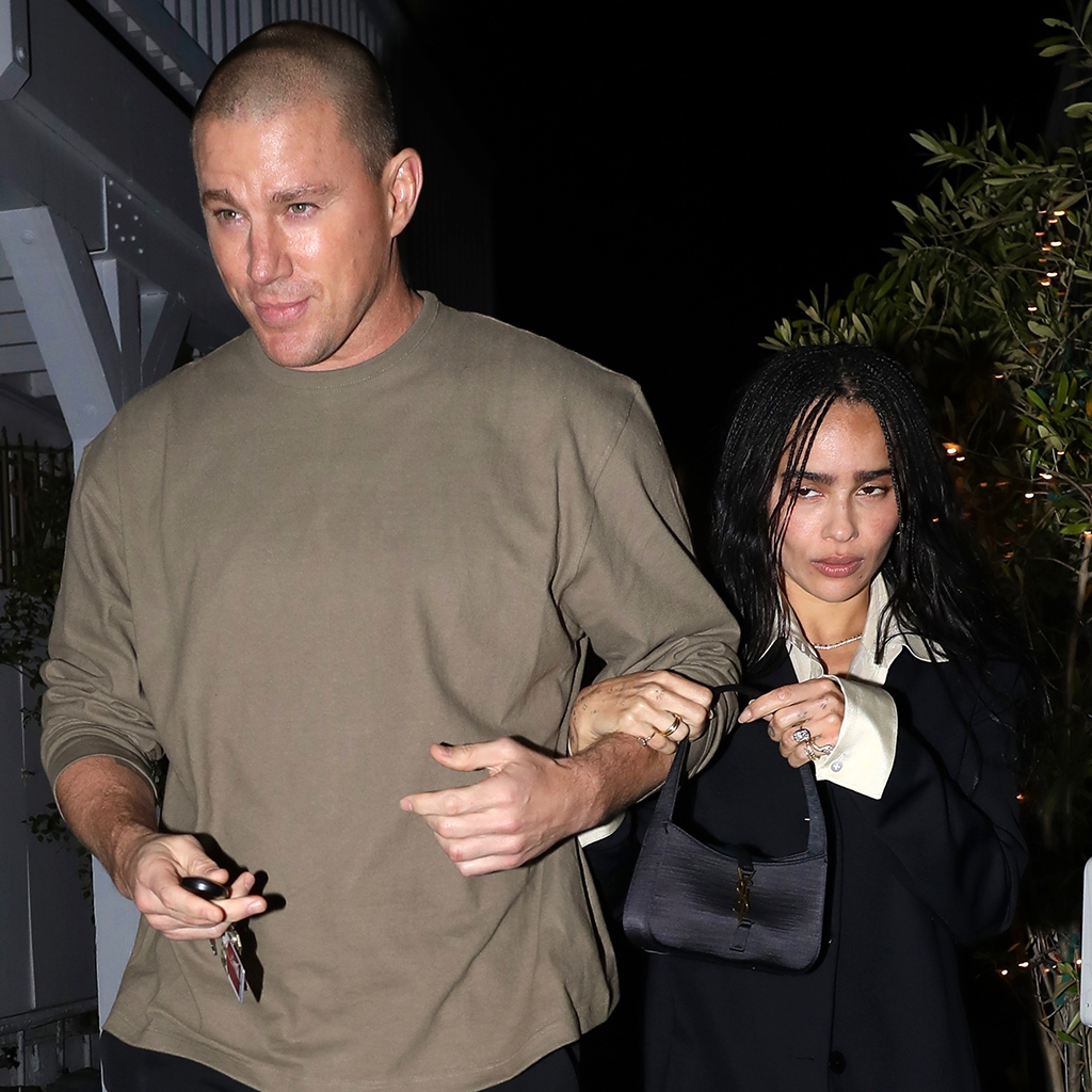 Zoë Kravitz Shares Glimpse of Her Gorgeous Engagement Ring During Dinner Date With Fiancé Channing Tatum