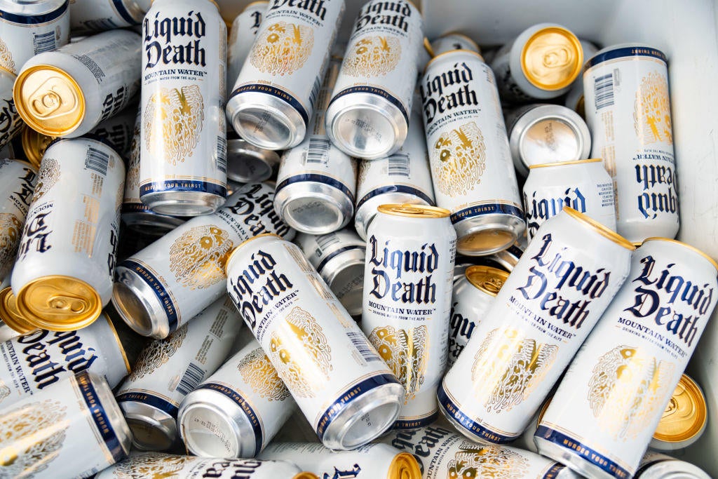 Liquid Death Changes Name of Armless Palmer After Lawsuit Threat