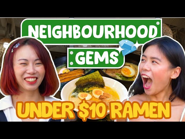 Where To Find Budget RAMEN In Singapore! | Neighbourhood Gems | EP 17