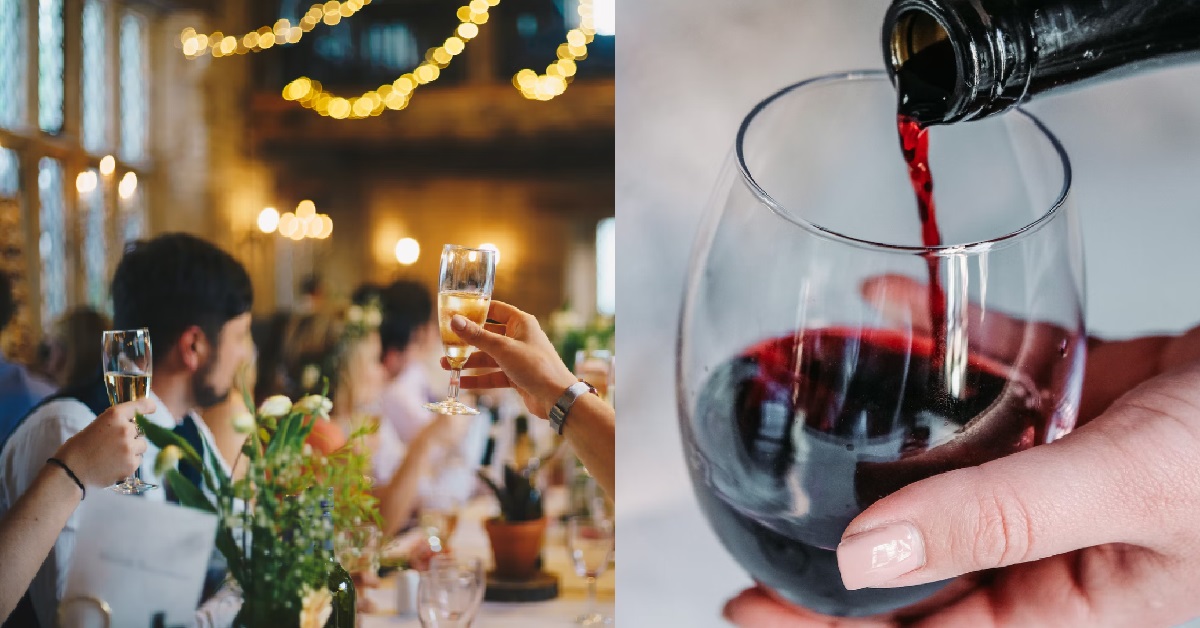 GUY DELIBERATELY SPILLED GLASS OF WINE ON MOTHER AT BRO’S WEDDING