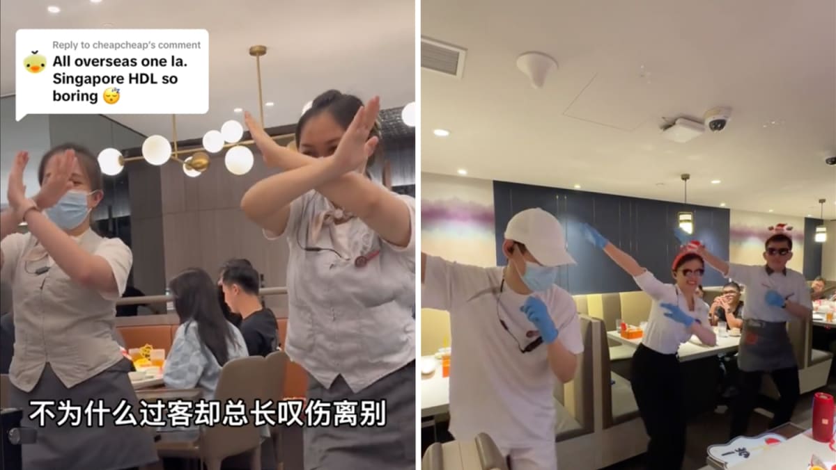 #trending: Haidilao adds viral dance to its menu in Singapore, US and China outlets; netizens raise concerns over staff welfare and disturbance