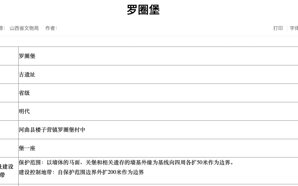 山西忻州明代古堡内民居被拆后建新房，省文物局回应