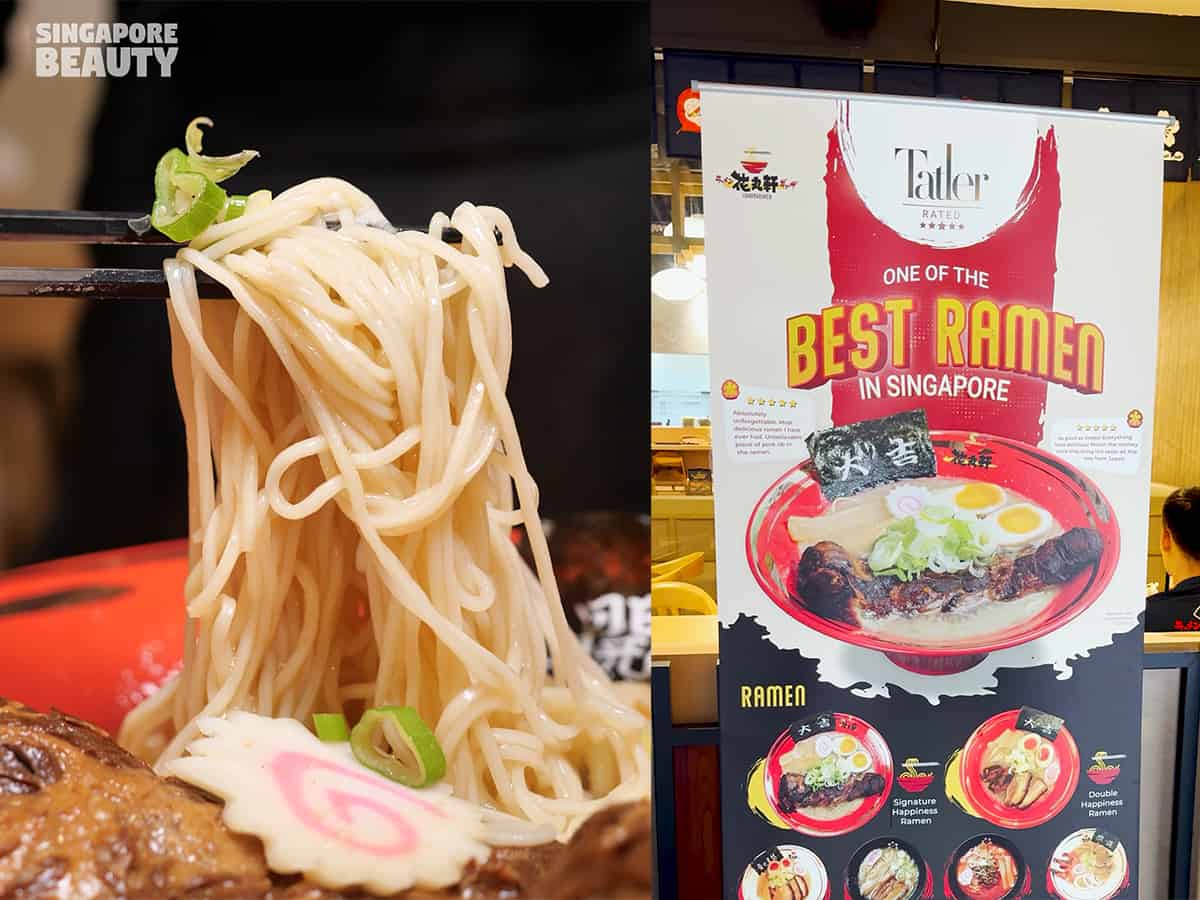 Hanamaruken Ramen Singapore with Osaka’s Famous Mega Soft Bone Pork Ribs Ramen at Bras Basah Road – Rated One of Singapore Best Ramen