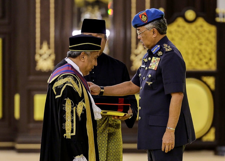 King confers Tan Sri title to Chief Judge of Malaya