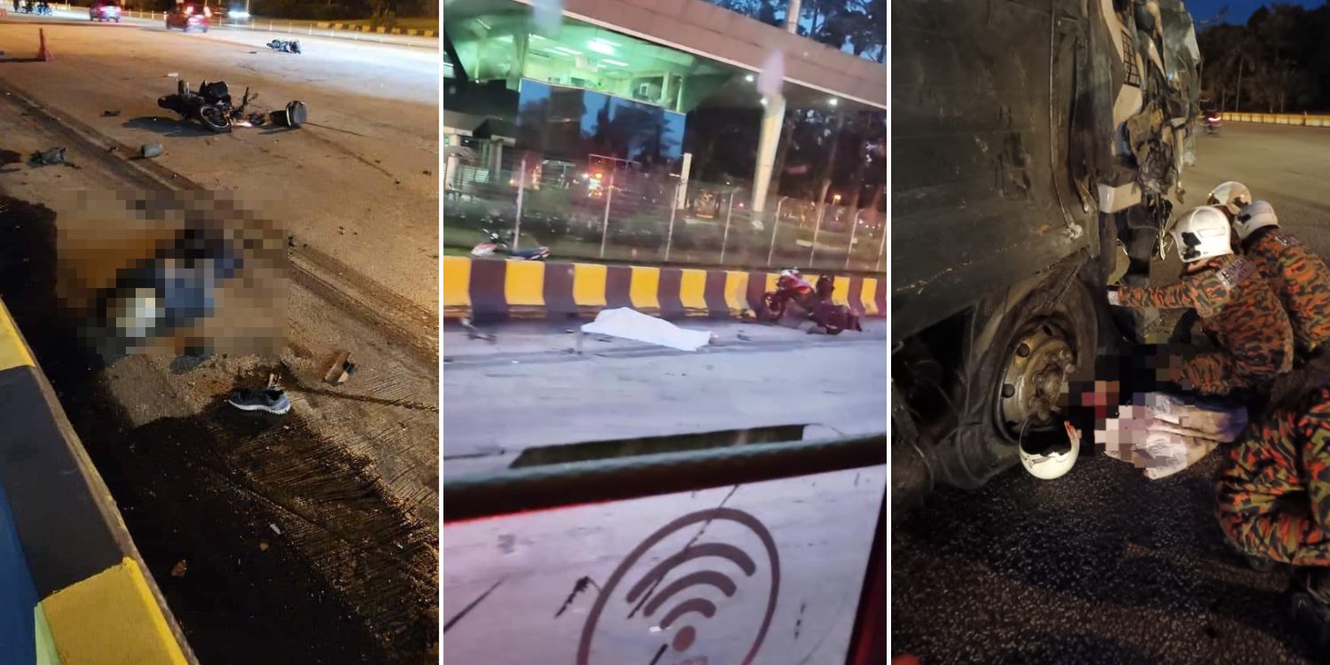 2 Motorcyclists dead after collision with truck on tuas second link, police investigating
