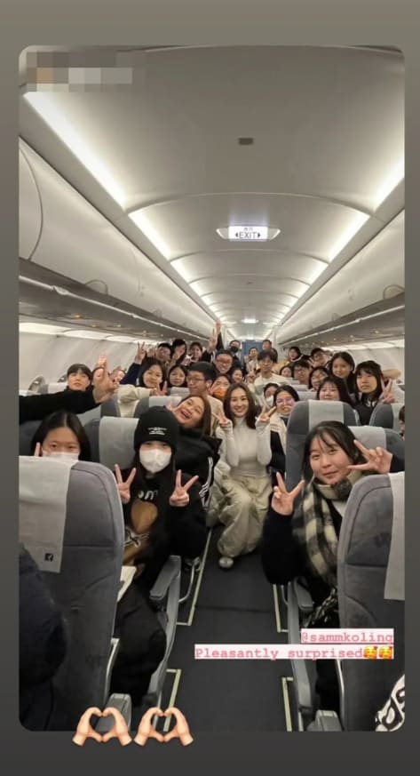 TVB Actress Samantha Ko’s Flight Turned Into A Fan Meet After Passengers Rushed For Photos With Her