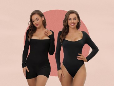 We Found Two Perfect Dupes of the Viral Aritzia Square-Neck Bodysuit for Half the Price