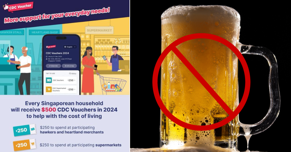 CDC vouchers cannot be used to purchase items like alcohol, cigarettes & more