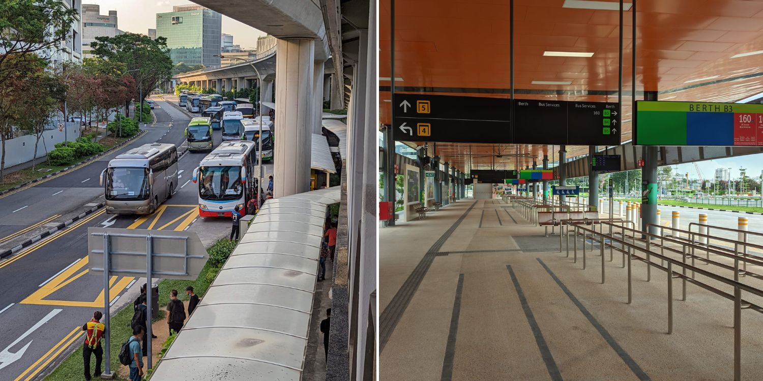 Jurong East causeway link bus stop relocating to Jurong town hall interchange on 22 Jan