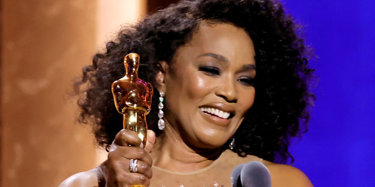 Angela Bassett's kids celebrate their MOM's overdue Oscar in sweet moment