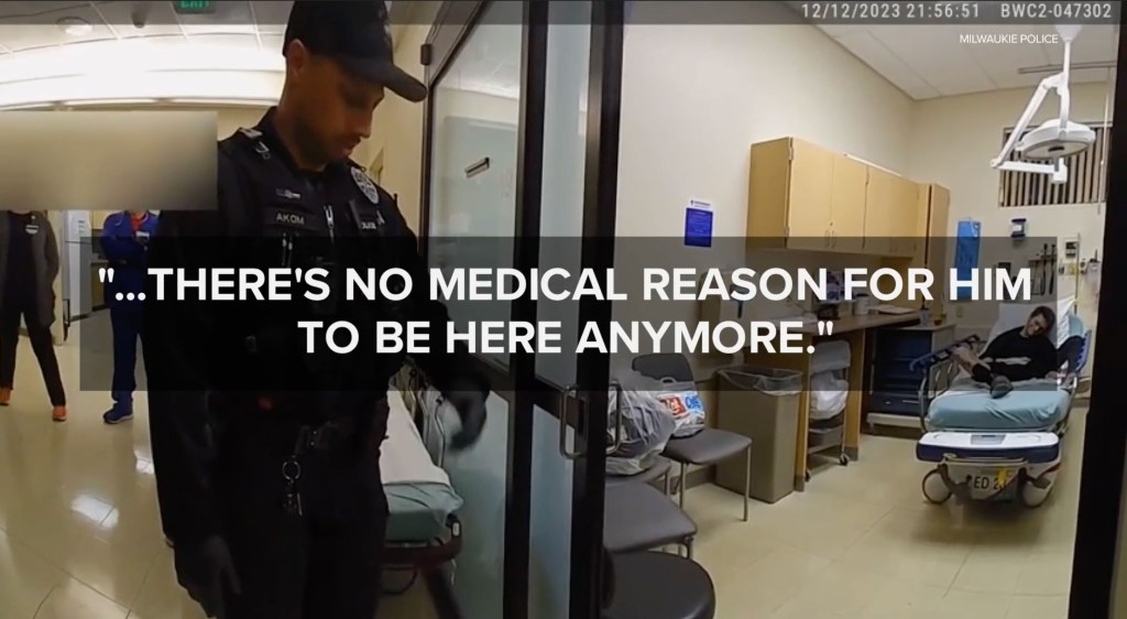 Final moments of ODing patient discharged by doctor who said he was ‘playing possum’ seen in disturbing bodycam footage