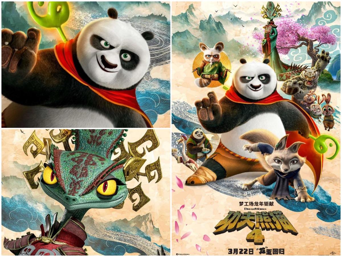 Kung Fu Panda 4 Kicks up New Character Posters