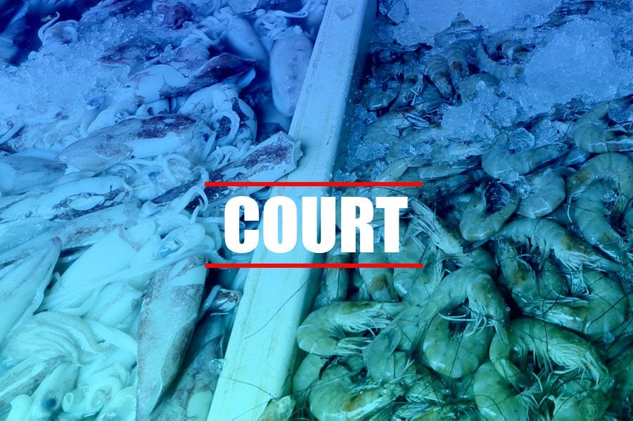 Rider jailed two weeks for stealing prawns and squid from market