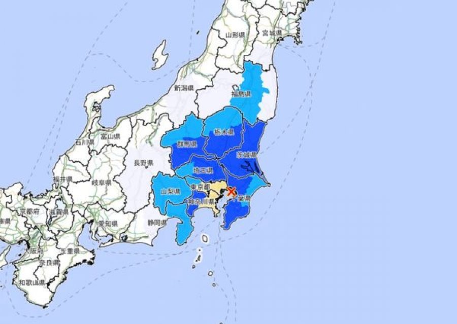日本爆规模4.8地震　深度80公里“东京震感强烈”